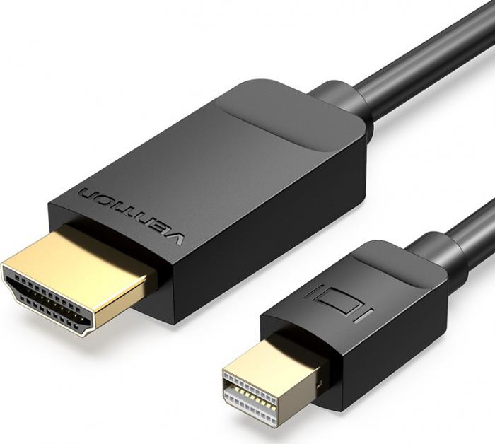 ΚΑΛΩΔΙΟ VENTION MINI DISPLAYPORT ΣΕ HDMI 1.5M HABBG BLACK