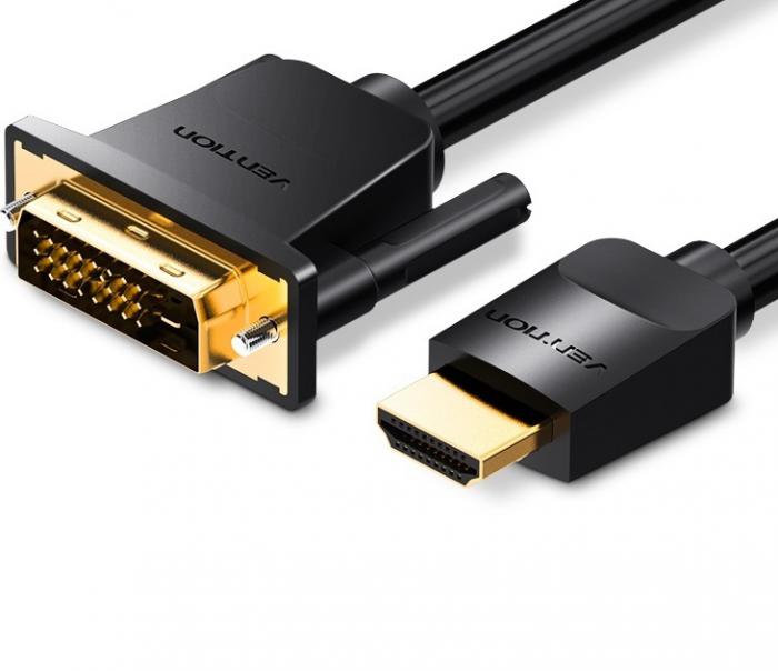ΚΑΛΩΔΙΟ VENTION HDMI ΣΕ DVI 2M ABFBH BLACK