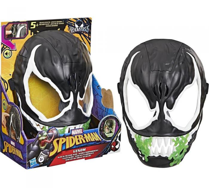 ΜΑΣΚΑ HASBRO MARVEL: SPIDER-MAN - VENOM VERSUS FEATURE GLOWS-IN-THE-DARK G1828