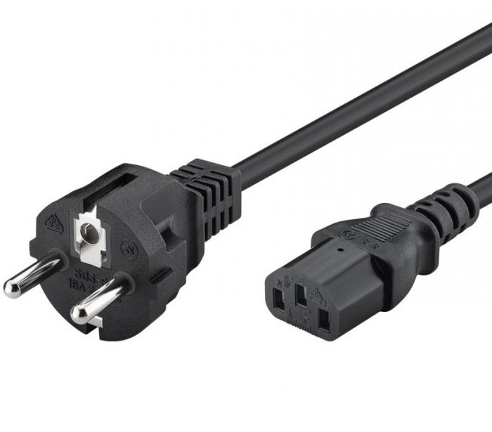 ΚΑΛΩΔΙΟ ΤΡΟΦΟΔΟΣΙΑΣ POWERTECH CAB-P048 1M BLACK