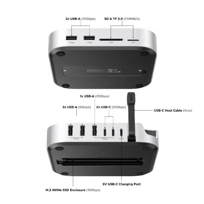DOCKING STATION USB-C UGREEN CM841 65487