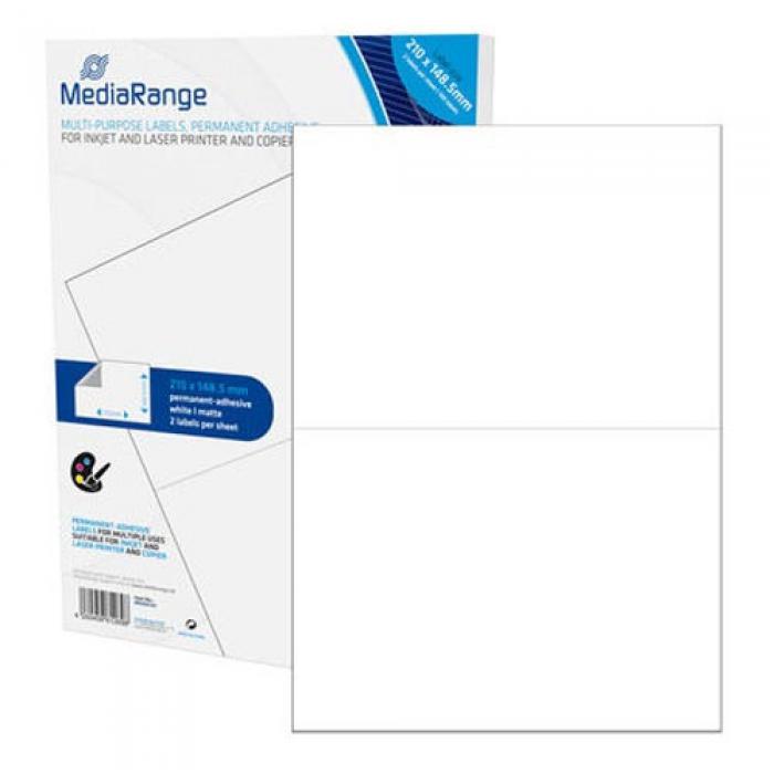 ΕΤΙΚΕΤΕΣ MEDIARANGE MRINK141 210x148.5mm 100 PACK WHITE