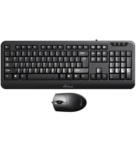 ΠΛΗΚΤΡΟΛΟΓΙΟ ΜΕ ΠΟΝΤΙΚΙ MEDIARANGE MROS108-GR BLACK