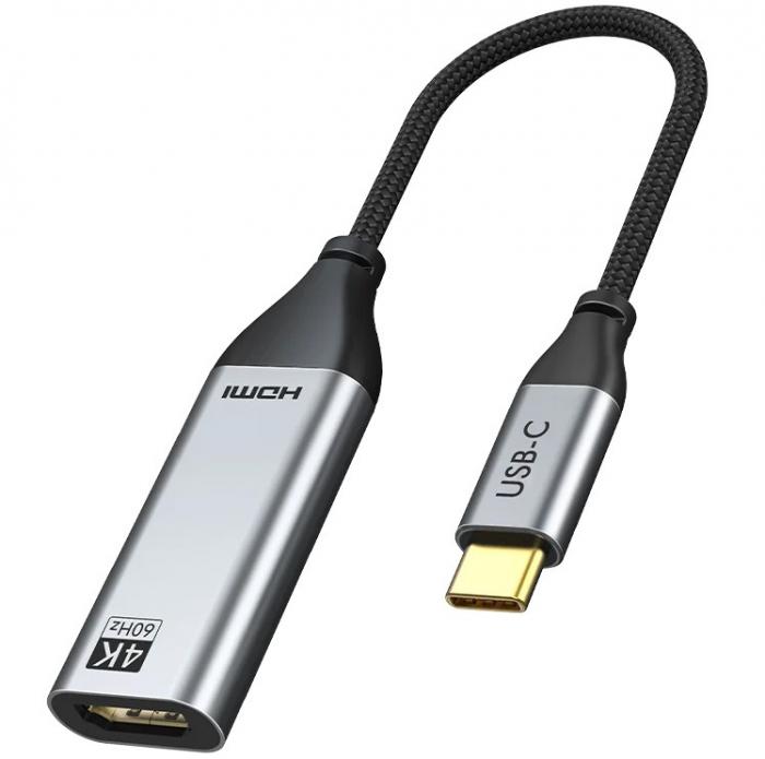 ADAPTOR CABLETIME USB-C ΣΕ HDMI CT-C160-PU31-CMHDFN1 4K/60Hz BLACK