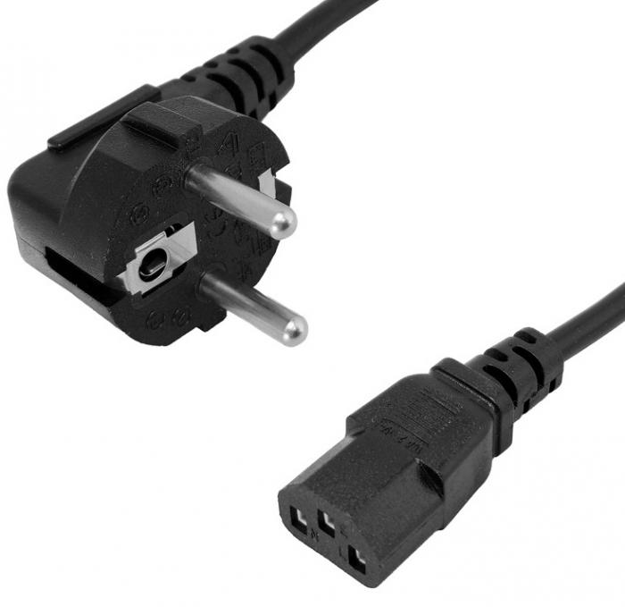 ΚΑΛΩΔΙΟ ΤΡΟΦΟΔΟΣΙΑΣ POWERTECH CAB-P045 2M BLACK