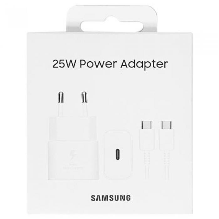 ΦΟΡΤΙΣΤΗΣ ΤΟΙΧΟΥ SAMSUNG 25W USB-C EP-T2510XWEGEU WHITE