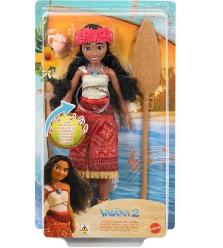 ΚΟΥΚΛΑ MATTEL DISNEY PRINCESS VAIANA 2 - SINGING ADVENTURE VAIANA JBT61