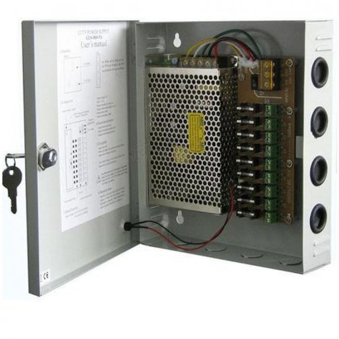 ΤΡΟΦΟΔΟΤΙΚΟ PSU-2295 CCTV CAMERAS 12V/5A/9CH