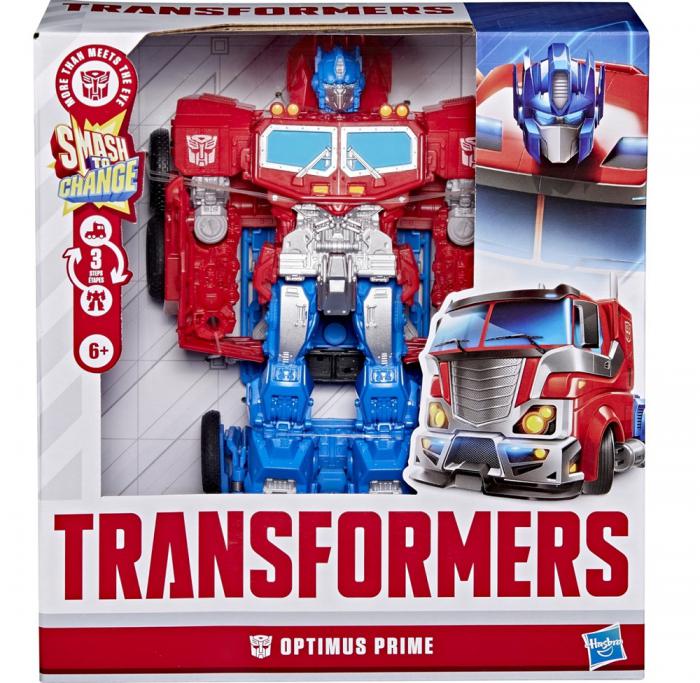 ΦΙΓΟΥΡΑ HASBRO TRANSFORMERS SMASH TO CHANGE OPTIMUS PRIME G2816