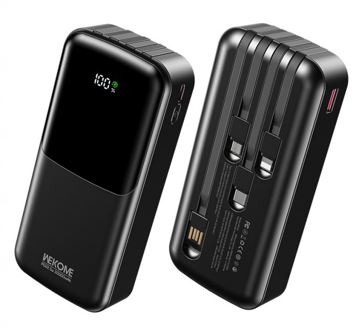 POWER BANK WK WP-66 20000mAh PD 22,5W BLACK
