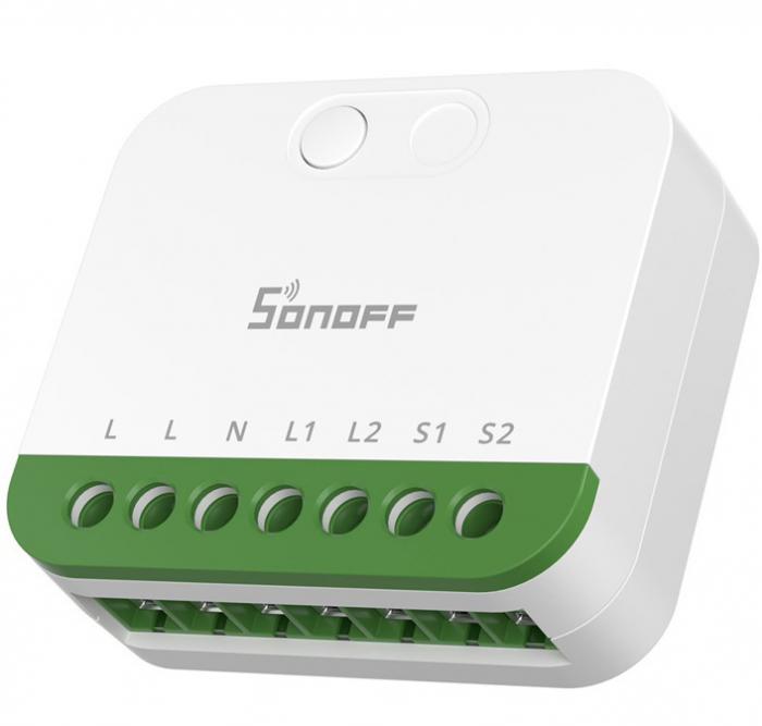 ΔΙΑΚΟΠΤΗΣ SMART SONOFF MINI DUO WiFi MATTER 16A WHITE