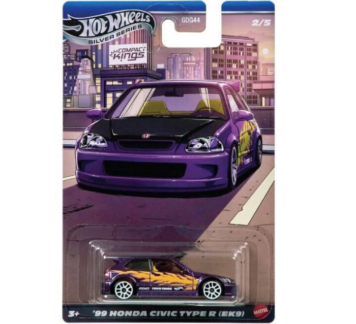 ΠΑΙΧΝΙΔΙ MATTEL HOT WHEELS SILVER SERIES '99 HONDA CIVIC TYPE R (EK9) JKX57
