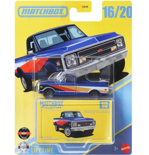 ΠΑΙΧΝΙΔΙ MATTEL MATCHBOX COLLECTORS 1968 CHEVY C10 JJW06