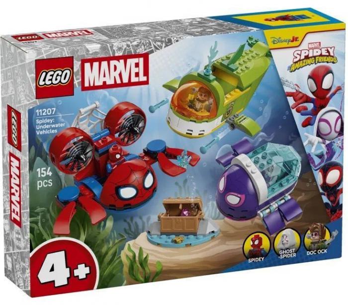 LEGO MARVEL: SPIDEY AND HIS AMAZING FRIENDS SPIDEY: UNDERWATER VEHICLES 11207