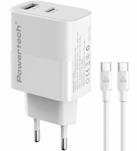 ΦΟΡΤΙΣΤΗΣ ΤΟΙΧΟΥ POWERTECH PT-1636 30W GaN WHITE