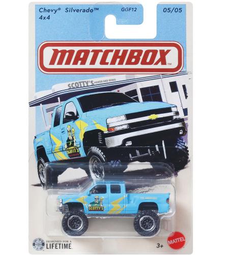 ΠΑΙΧΝΙΔΙ MATTEL MATCHBOX: CHEVY SILVERADO 4X4 JJR49