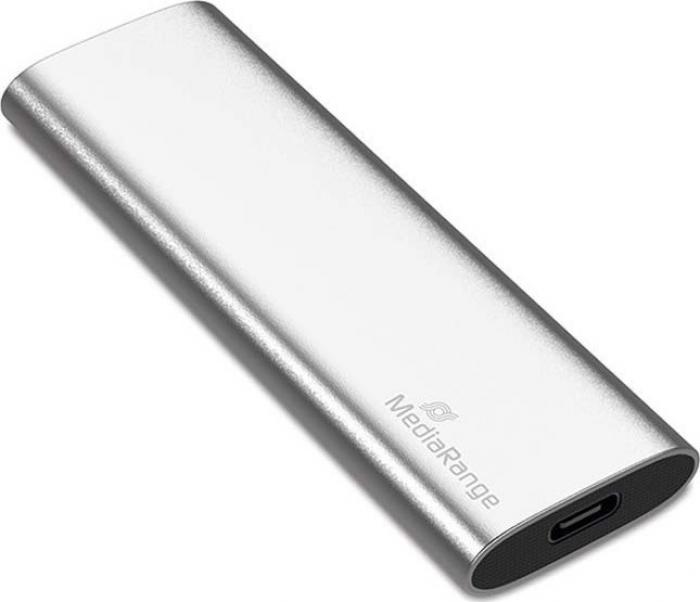 ΕΞΩΤΕΡΙΚΟΣ ΔΙΣΚΟΣ SSD MEDIARANGE USB TYPE-C 120GB MR1100 SILVER