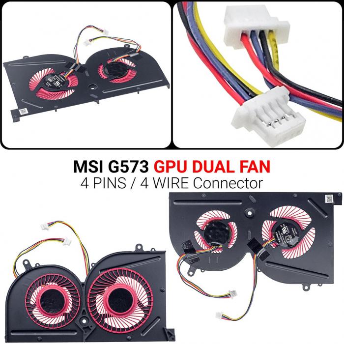 ΑΝΕΜΙΣΤΗΡΑΣ ΓΙΑ LAPTOP MSI GS73 DUAL FAN FOR GPU